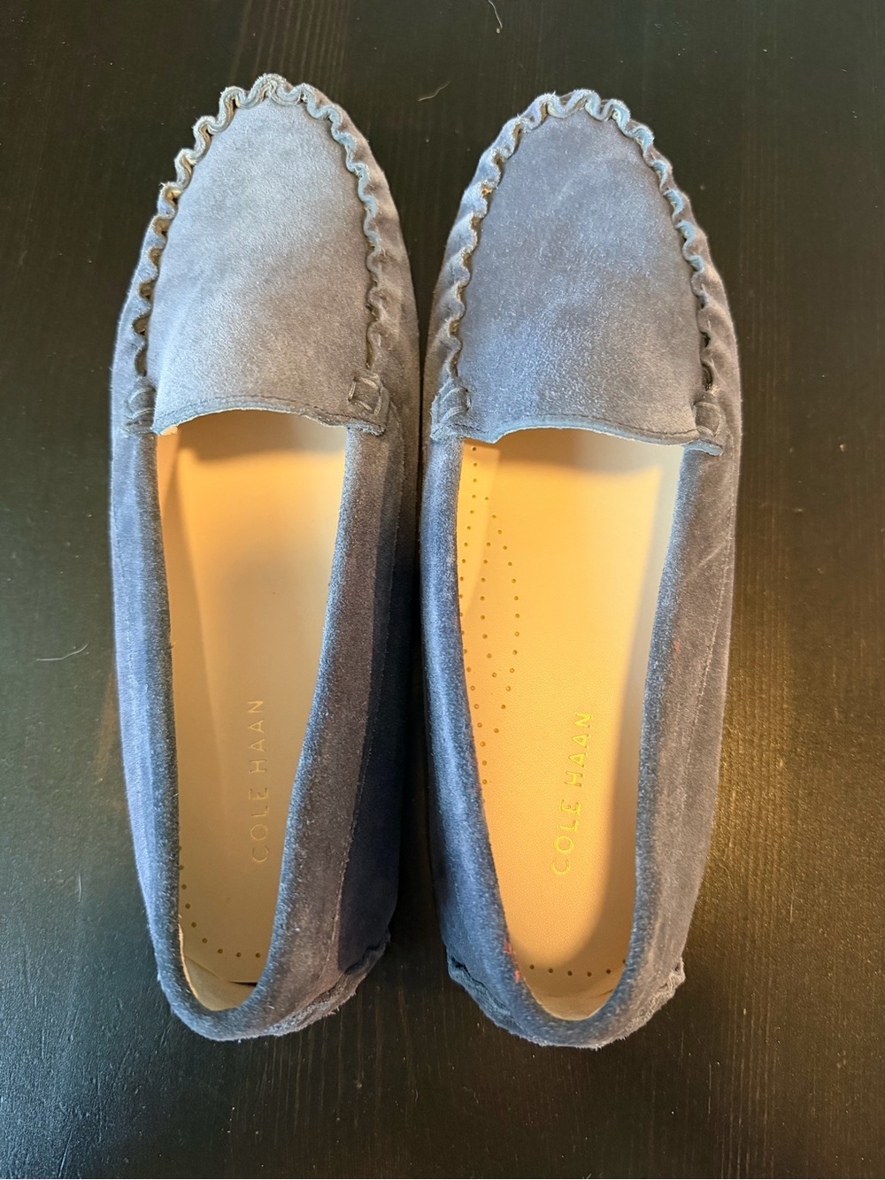 Cole Haan Women's Suede Moccasin Loafers - Blue